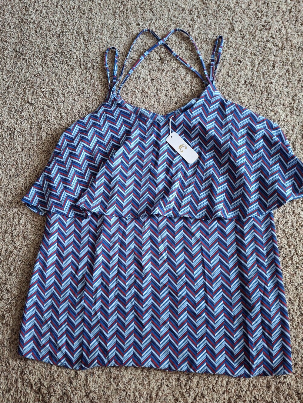 C Womens Medium Haler Top New With Tags